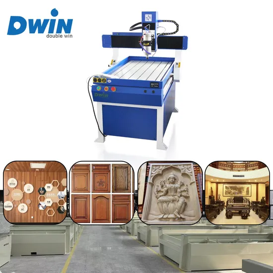 Gravador de metal anexado ao tanque de água Roteador CNC 6090 barato